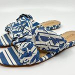 Schutz NWT  Women's Blue Ilaria Denim Patch Slide Sandal Women's 7.5 US Photo 9