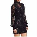 Alexis   Franciska  Beaded open back Sequin Shimmer Mini Dress Size Small Black Photo 5