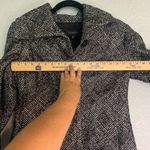 Talbots  Black and White wool blend‎ plaid  jacket size 6 Photo 3
