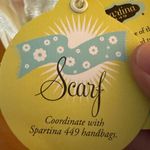 Spartina 449  Scarf Sea Island South Carolina Travel Destination Viscose Slub NWT Photo 4