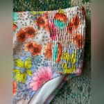 Victoria's Secret Victoria’s Secret bright floral ruched high waist swim bottoms, size large Photo 2