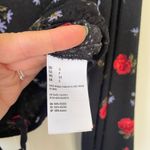 American Eagle Floral Flare Sleeve Tie Knot Cropped Blouse ~ 100% Viscose ~ Sz S Photo 4