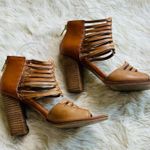 Dolce Vita Camel Brown Heeled Sandals 7.5 Tan Photo 1