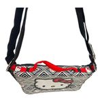 Hello Kitty Purse Crossbody Shoulder Bag Sanrio Pink Black 10.5" Messenger Strap Photo 3