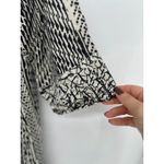 Soft Surroundings Raven Shift Dress Size 1X Rayon Raven Henley Button Abstract Photo 3