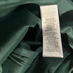 Aidan Mattox Aidan by  green satin plunge evening gown 8 cocktail wedding formal Photo 3