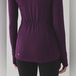 Lululemon First Mile 1/2 Zip Pullover Long Sleeve in Magenta Size 6 Photo 4