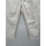 CAbi  Jeans Women 4 Off White Cream BF Boyfriend 100% Cotton Non-Stretch Photo 2