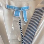 Draper James NWT  Bow Sleeve Button White Blouse, 2 Photo 4