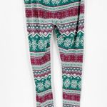 Romeo + Juliet Couture NWT Fair Isle Pattern Lounge Pants Green Photo 4