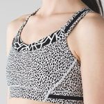 Lululemon Rack Pack Bra Miss Mosaic White Posey Black White Luxtreme Sportsbra 6 Photo 0