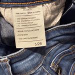 KanCan USA KanCan Women's Mid Rise Blue Fray Hem Denim Skinny Size 5/26 Photo 4