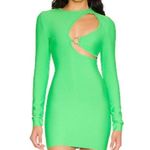 Revolve Superdown Sasha Bandage Mini Dress in Bright Green Size M New w/Tag Photo 2