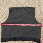Lululemon  Soulful Crop Tank Heathered Black- Size Small Photo 3