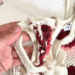 ZARA Blogger Favorite Striped Knit Red Summer Maxi Dress Size M Photo 5