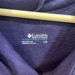 Columbia NWT Purple Cotton Hooded shirt with Drawstring sz Large Photo 2