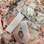 Camilla NEW Lisbon Lullaby Tiered Linen Maxi Dress Neck Frill Pink Large $995 Photo 9