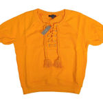 J.Crew J.‎ Crew University terry short-sleeve lace-up shirt XXS NWT Photo 0