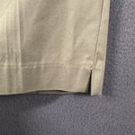 Ann Taylor 14 The Crop Mid Rise Slim Leg Ankle Flat Front Chino Green NWT Photo 2