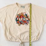 Anthropologie Fleur Tie-Waist Graphic Sweatshirt Size S Photo 8
