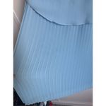 Vintage Monica Richards Tiered Ruffled Sheer Midi Dress sz 14 Pretty in Pink Ins Blue Photo 5