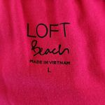 Loft Beach Fuchsia Cover-Up Dress NWT Size Large Hot Pink Beach Dress Photo 5