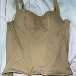 Victoria's Secret Vintage Tan Victoria’s Secret Corset/Bustier Top Small Photo 0