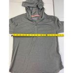 Patagonia ‎ Gray Activewear Hoodie Pullover 1/4 Zip Long Sleeve Women's L 12 Photo 8