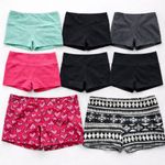 Charlotte Russe  Women's Athletic Shorts - Black, Pink, Green, Patterned Photo 0