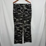 Duluth Petite NoGA Naturale Cotton Bootcut Pants In Gunmetal Camo Size L Black Photo 7