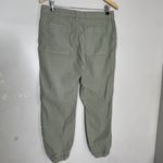 Frank & Eileen  Jameson Jogger Pants Size 10 Sage Green Italian Performance Linen Photo 1