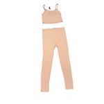 SKIMS READ* Sleep Set XL Tank Top & 2X leggings quartz pink logo pajama lounge Photo 2