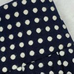 Ann Taylor Factory Signature Scalloped Hem Polka Dot Shorts Navy Blue White 4 Photo 4
