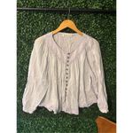 Free People We the Free Cool Meadow Lilac Purple Long Sleeve Blouse S Photo 1