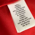 London Times Women's Crewneck 3/4-Sleeve Fit & Flare Dress Savvy Red Sz 12 Photo 5