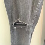 Abercrombie & Fitch Curve Love The Ankle Straight Ultra High Rise Black Jeans Photo 1