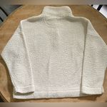 Aerie Women’s Size XL Oversized Cream Sherpa Snap Front Pullover Photo 5