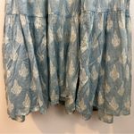 NWT Chelsea & Theodore Lightweight Short Sleeve Blue/White Tiered Midi Dress M Blue Size M Photo 11