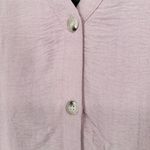 Mittoshop  Light Mauve Sleeveless Button Front Tiered Mini Dress size XL NWT Photo 4