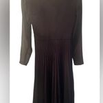 Sandro  dual-material long sleeved dress- size 2 Photo 11