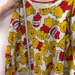 Disney Women's Winnie the Pooh Sweater - Yellow and Red size M Photo 4