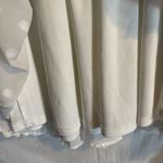 Lulus Always On Repeat White Clip Dot Long Sleeve Mini Dress Sz Medium Chiffon Photo 5