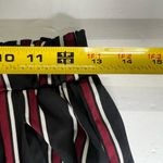 West Kei  drawstring striped straight pants lightweight M office workwear casual Photo 5