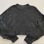 Abound  Nordstrom Crewneck Cropped Sweater Grey Charcoal Heather XL Photo 8