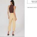 ALC Frank A.L.C Dune Women's Khaki/Tan Belted Straight Pants Size 2 Photo 2