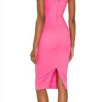 MORE TO COME Sophia Strapless Midi Dress in Pink XS Photo 1
