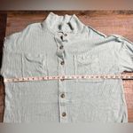 BKE  teal ribbed  Button Down Shirt Photo 5