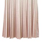 Mustard Seed  Blush Pink Velvet Pleated Midi Skirt Size Medium Soft Flowy A-Line Photo 3