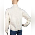 Hippie Rose  Eyelash Mock-Neck Cuffed Sweater Photo 1