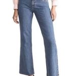 & Other Stories Paris Atelier & Other Stories High Rise Flare Leg Crop Floral Embroidered Jean Photo 2